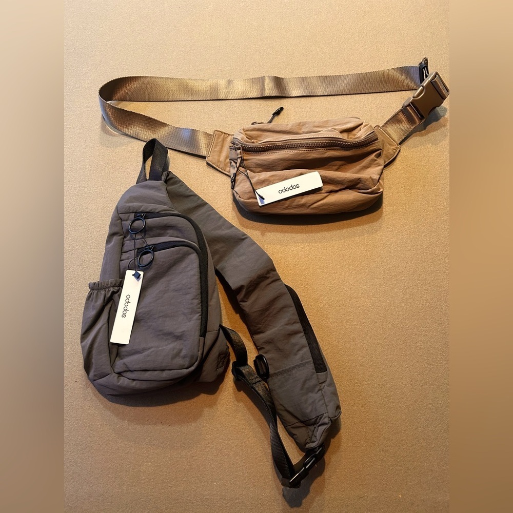 NWT Ododos Crossbody Bag Set - adjustable sling and belt bag​​​